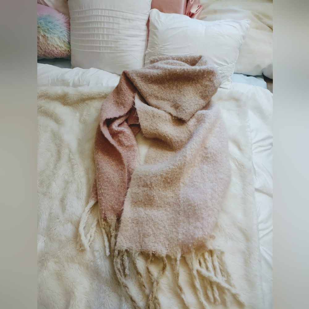 Pink scarf